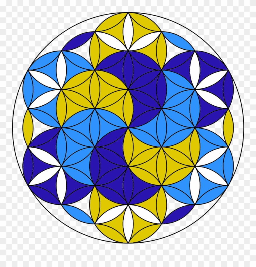 Drawn Compass Circular - Sacred Geometry Clipart