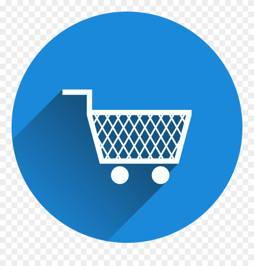 Shopping Cart Shopping Icon Png Image - Shopping Cart Icon Blue Clipart