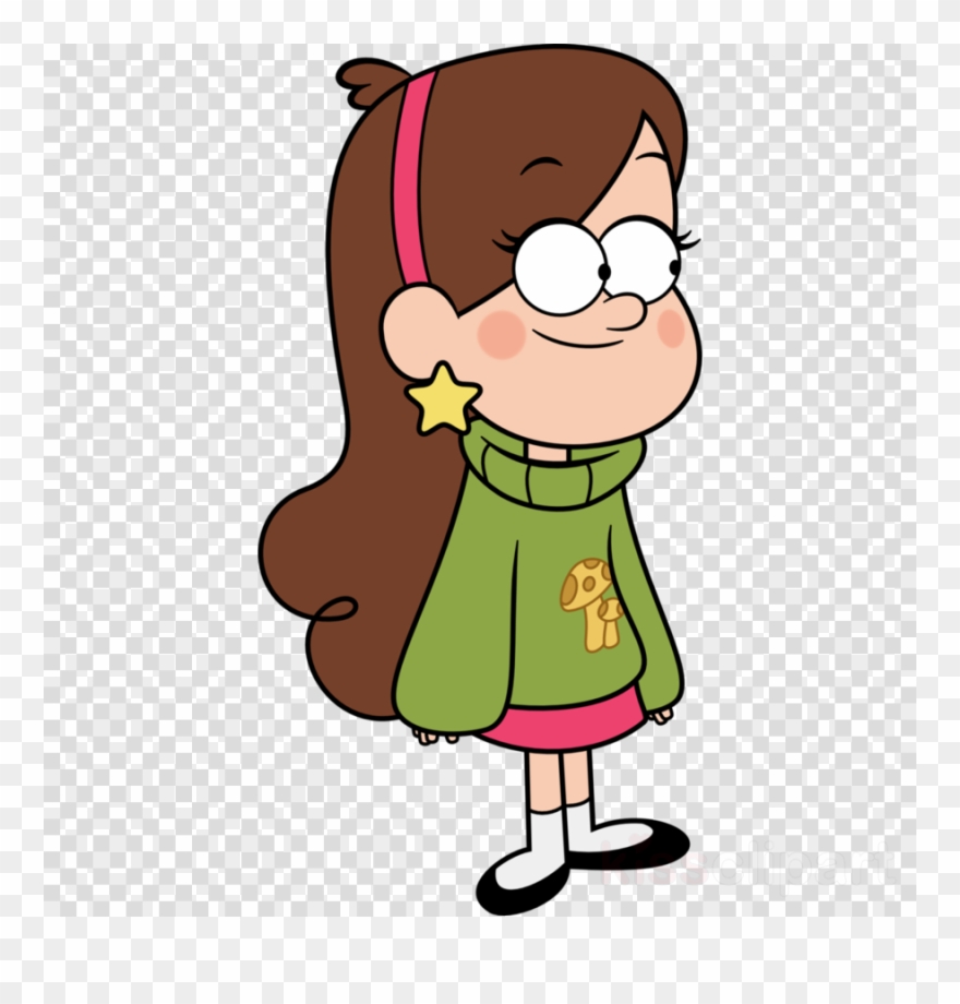 Gravity Fall Popsicle Clipart Mabel Pines Dipper Pines - Mabel Pines Green Sweater - Png Download