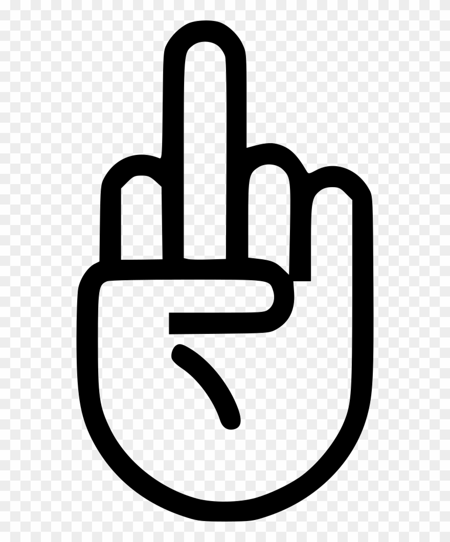 Fuck Off Fuck You Middle Finger Comments - Fuck You Icon Transparent Clipart