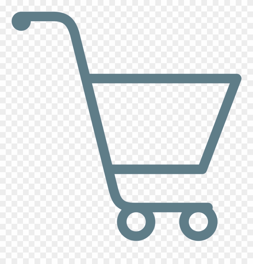 Shopping Cart Icon Vector Png Download - Store White Text Logo Clipart