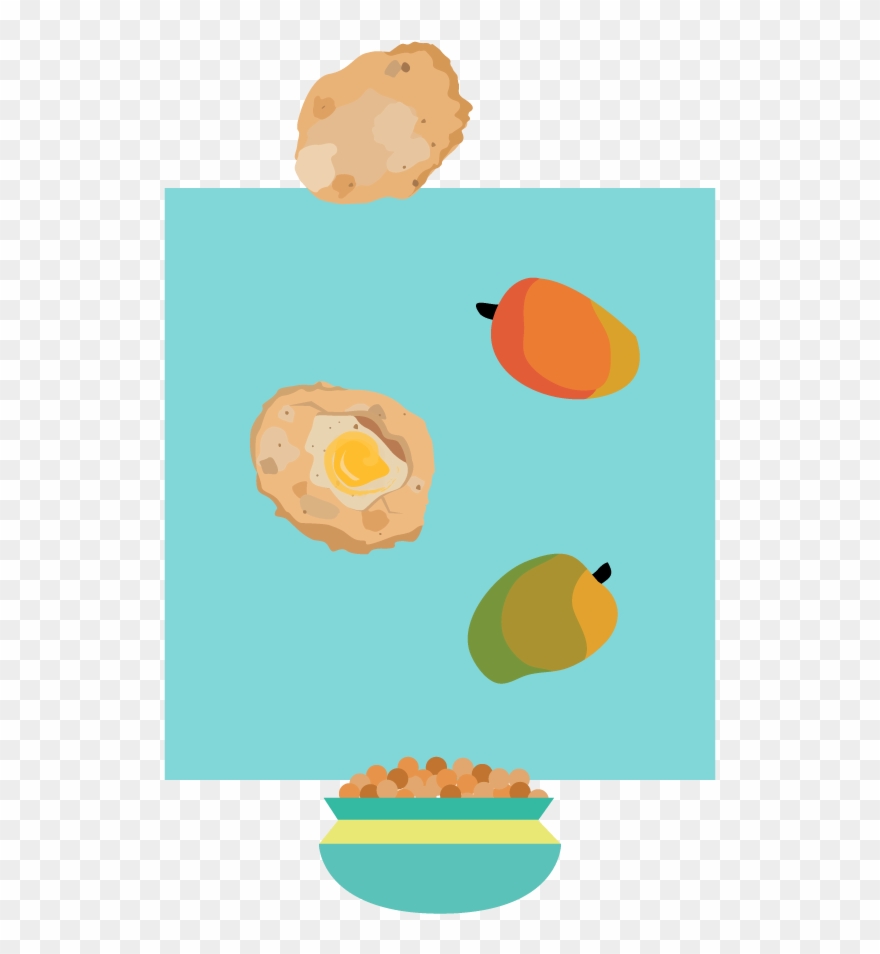 Punjabi Puffs Illustration - Chaat Illustration Png Clipart