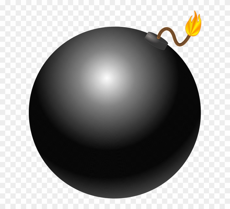 Explosion Clipart Ww1 Bomb - Cannon Ball No Background - Png Download