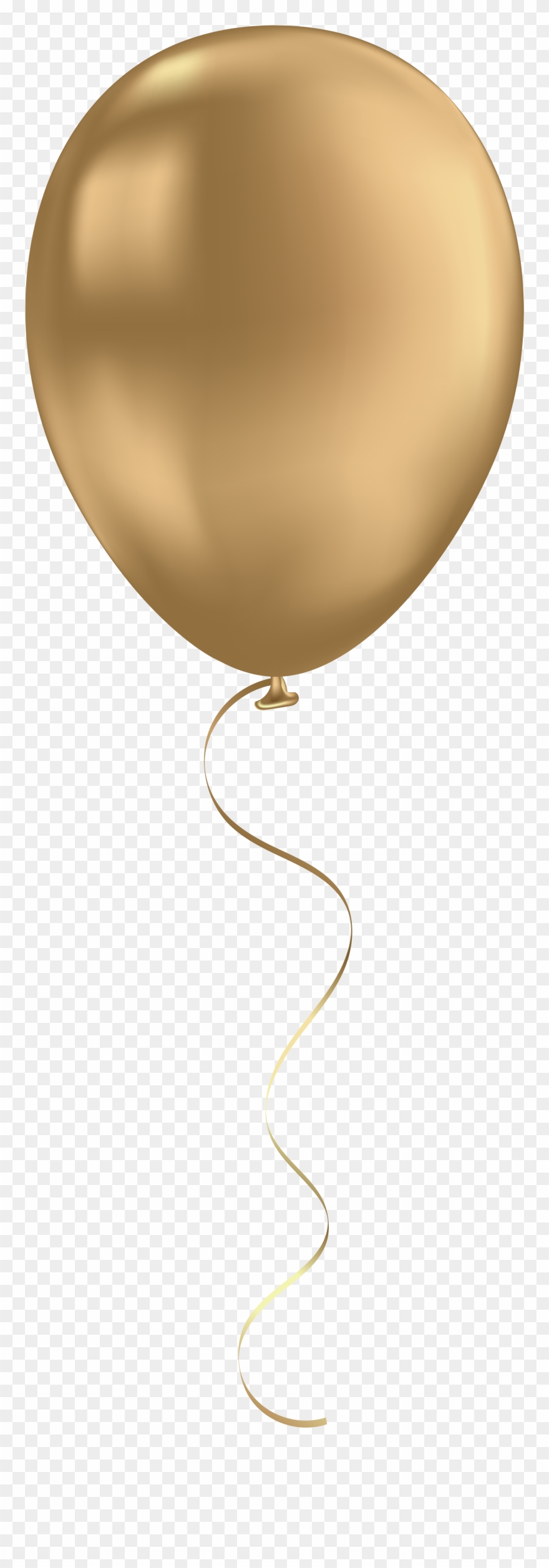 Download Png Balloon Gold Transparent Clipart (1765774) PinClipart