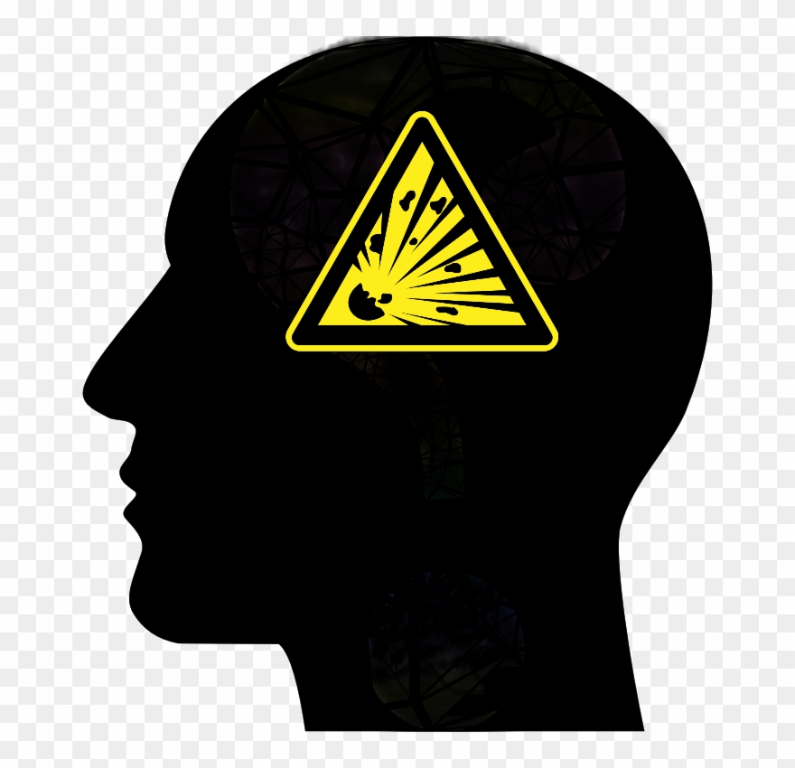 Explosive Gas Warning Sign Clipart