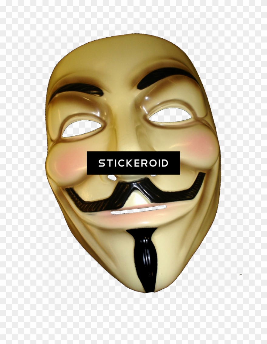 Mask - V For Vendetta Mask Png Clipart