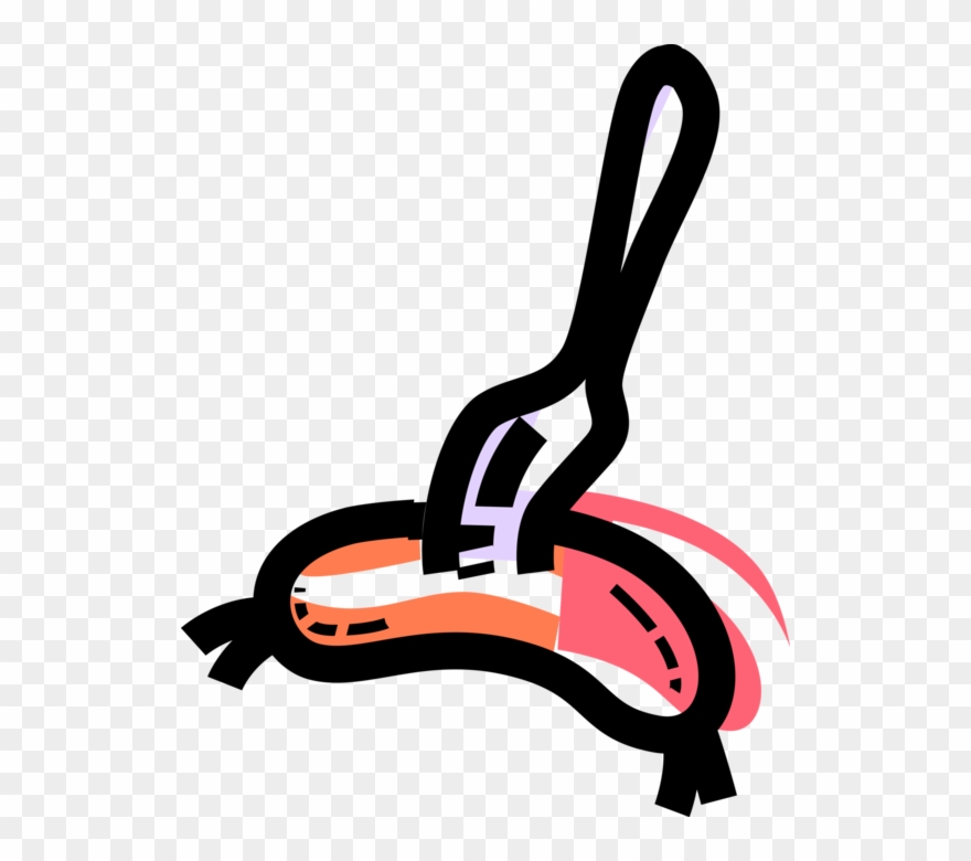 Vector Illustration Of German Bratwurst Oktoberfest Clipart