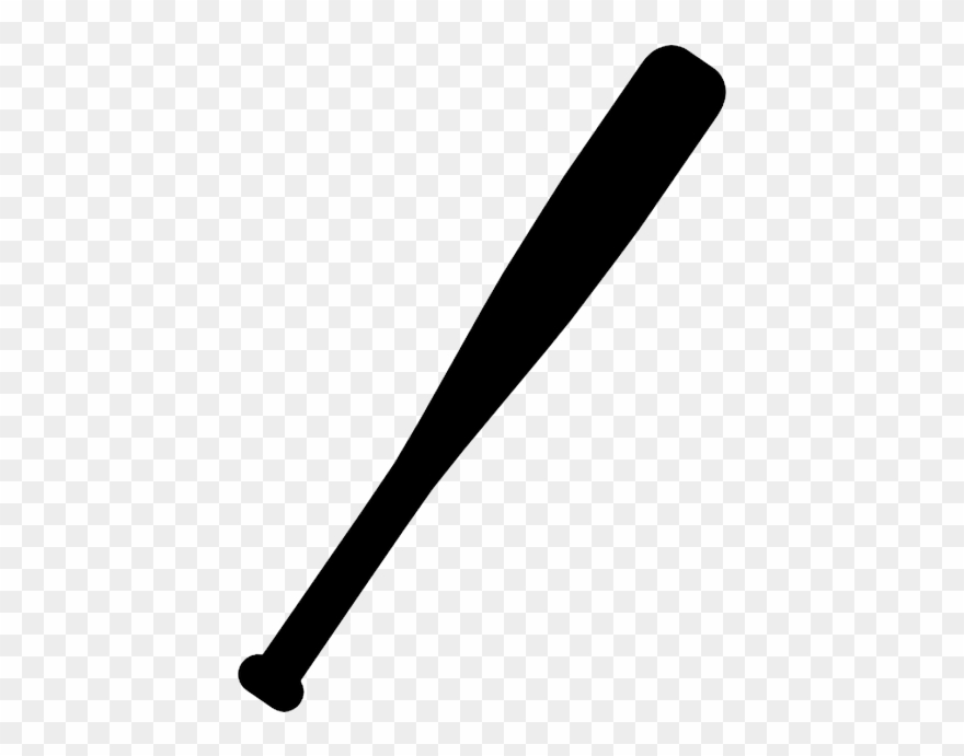 Baseball Bat Icon Png Clip Art Black And White Library - Baseball Transparent Png