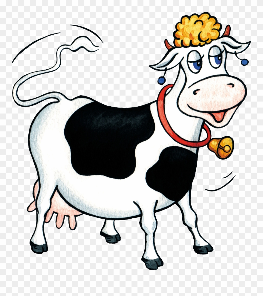 Clip Art, Applique, Journal, Animaux, Journals, Illustrations - Коровы Для Детей - Png Download