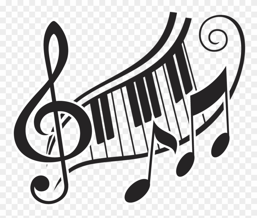 Обсуждение На Liveinternet - Piano Keys And Music Notes Clipart