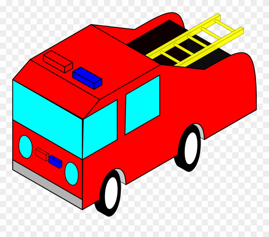 Firetruck Clipart 6, Buy Clip Art - Png Download