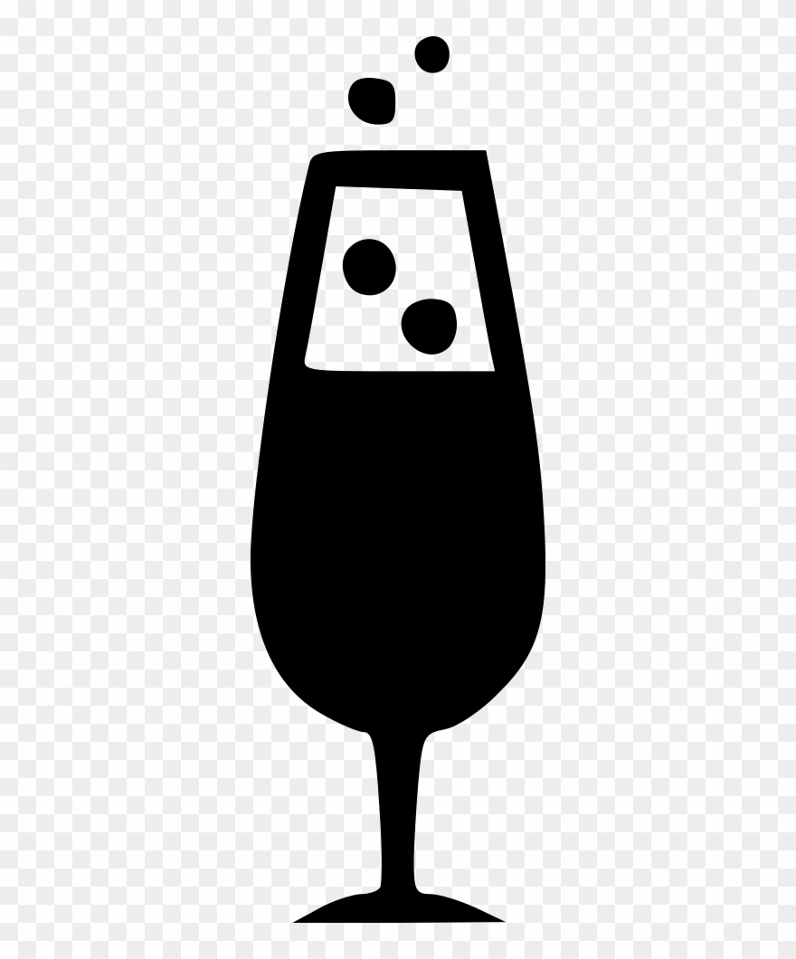 Champagne Glass Comments Clipart