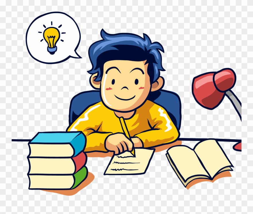 Student Learning Writing - Student Writing Clipart Png Transparent Png