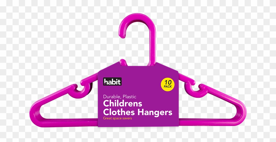 Childrens Clothes Hangers - Children's Clothing Clipart