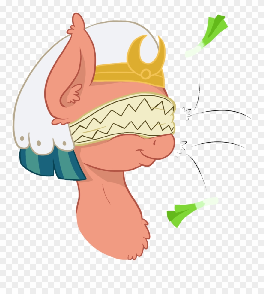 Paskanaakka, Blindfold, Bust, Chest Fluff, Derpibooru - Illustration Clipart