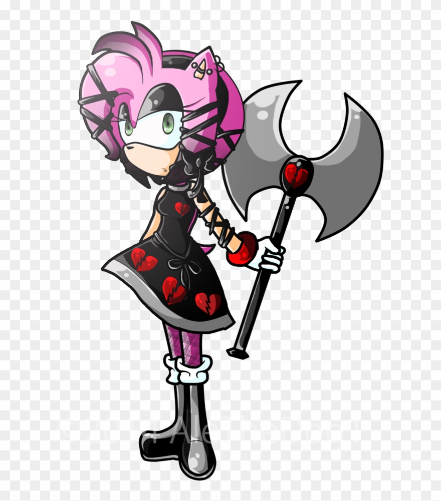 Amy Speedpaint By Alethedog - Amy Emo Sonic Clipart