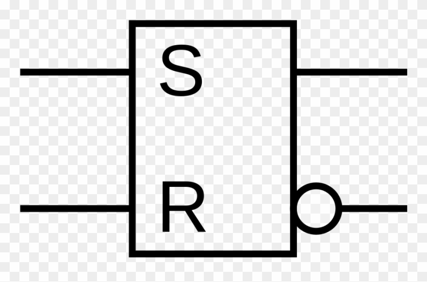 File - Flipflop Sr0 - Svg - Przerzutnik Rs Tablica Prawdy Clipart