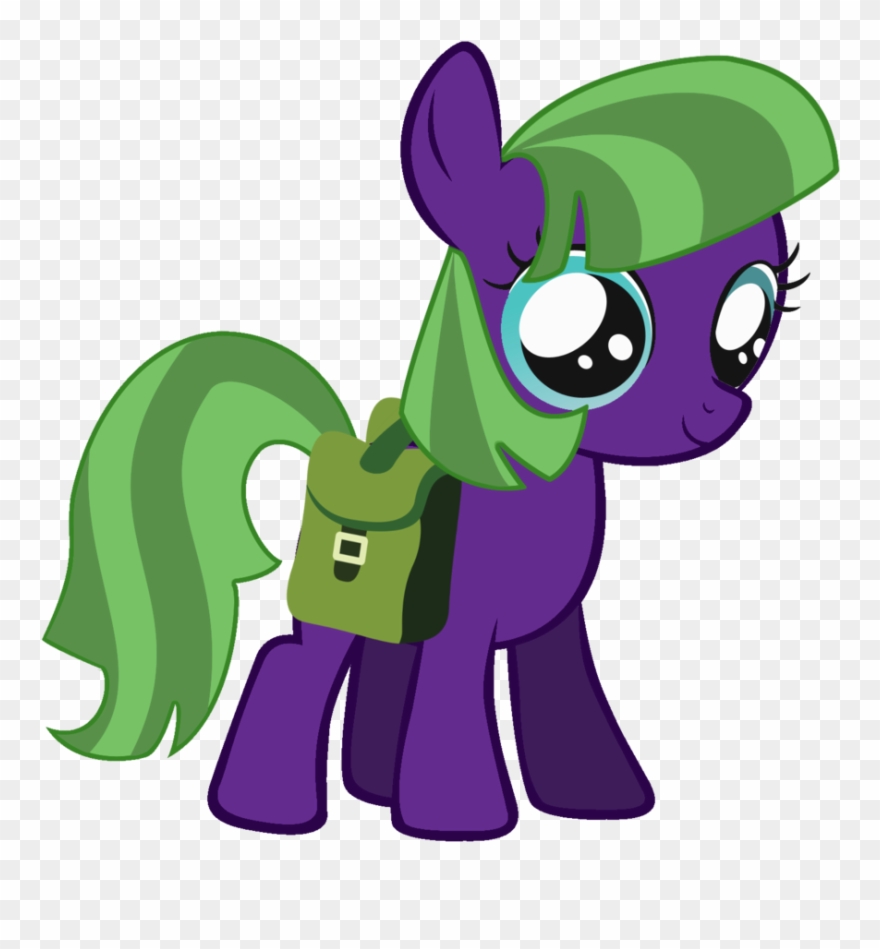 Bag, Bags, Blue Eyes, Carrying, Cute, Female, Filly, - Cartoon Clipart