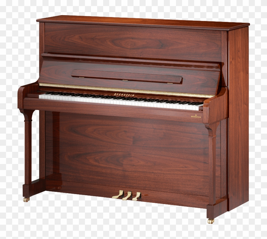 Upright Piano Clip Art - Bechstein B124 - Png Download
