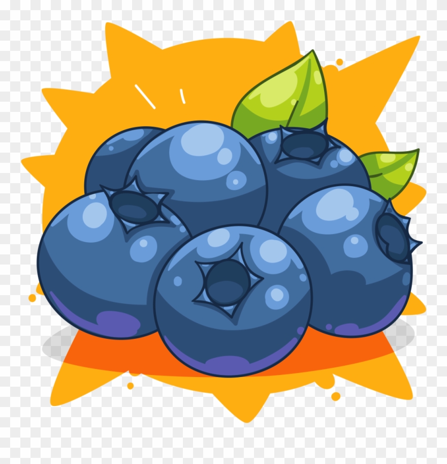 Blueberries - Clarks Men's Wallabee Clipart