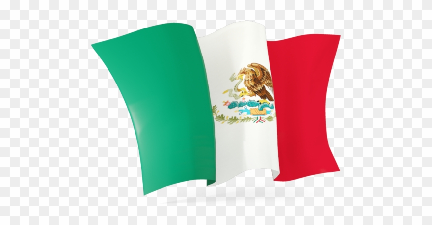 Graafix Mexican Flags Of Mexico Waving American Flag - Waving Mexican Flag Png Clipart