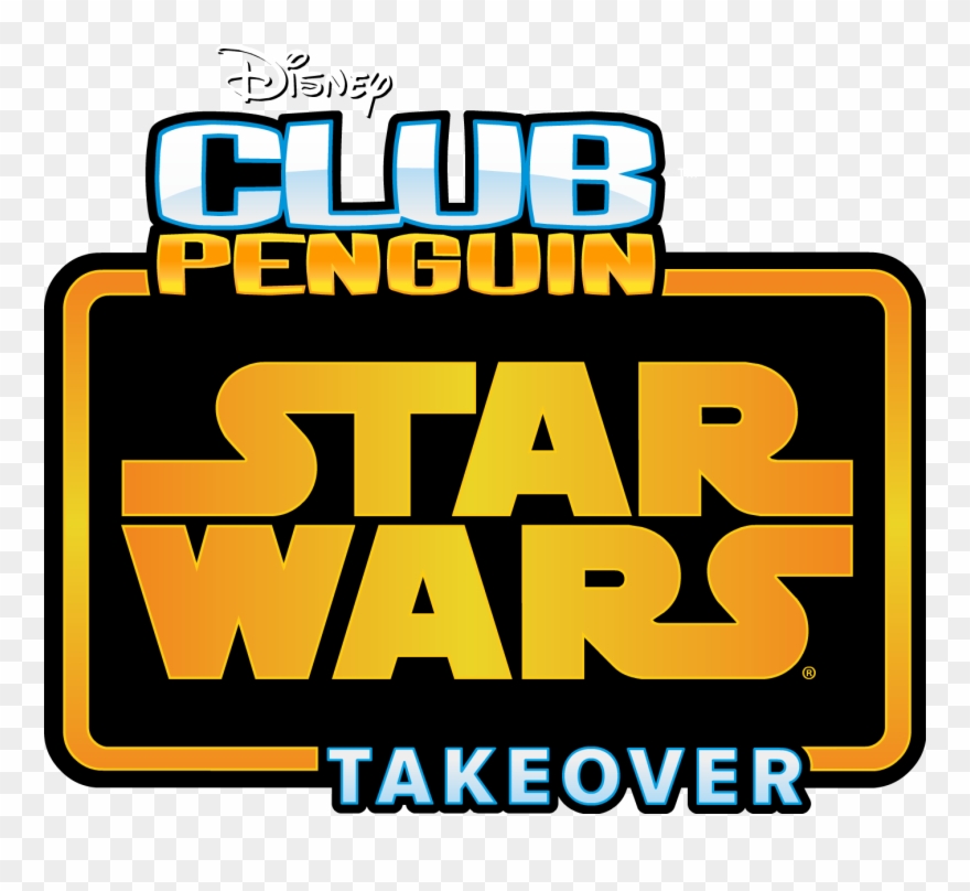 Club Penguin Takeover Disney - Club Penguin Star Wars Logo Clipart