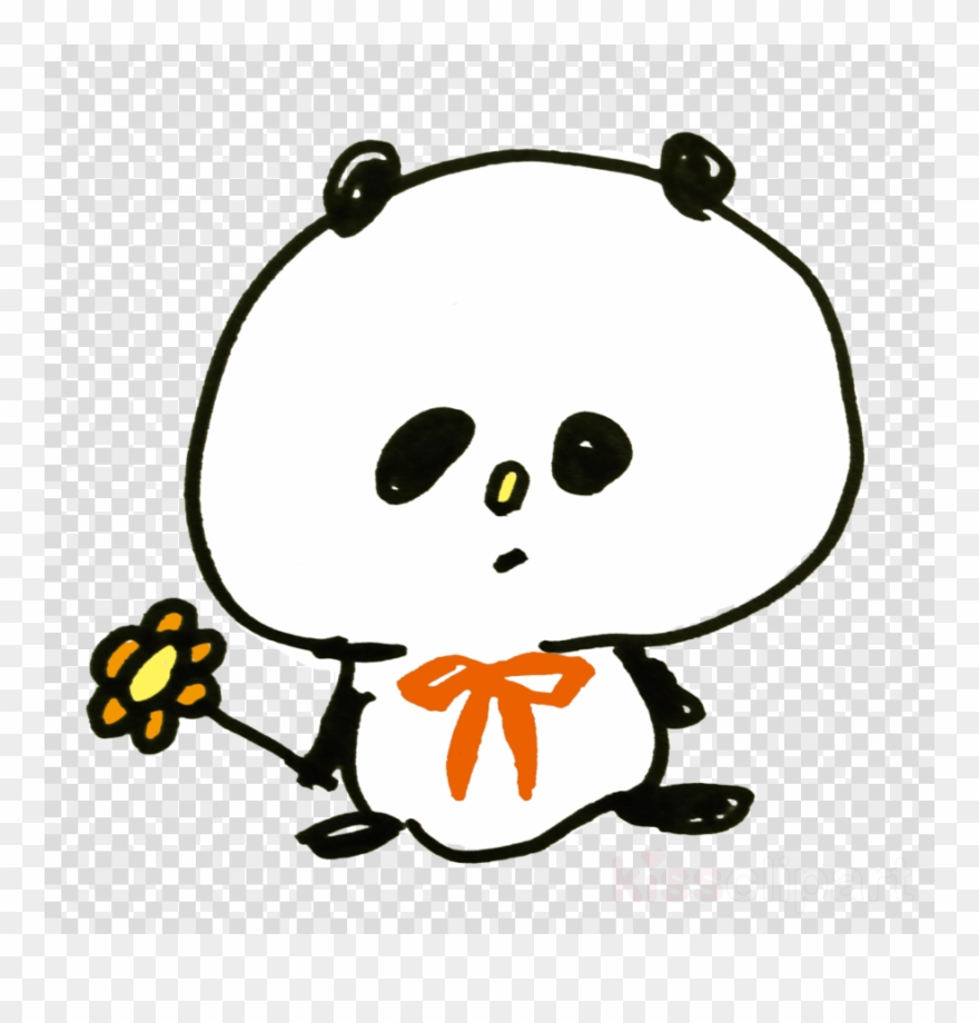 Giant Panda Bear Clip Art - Cartoon - Png Download