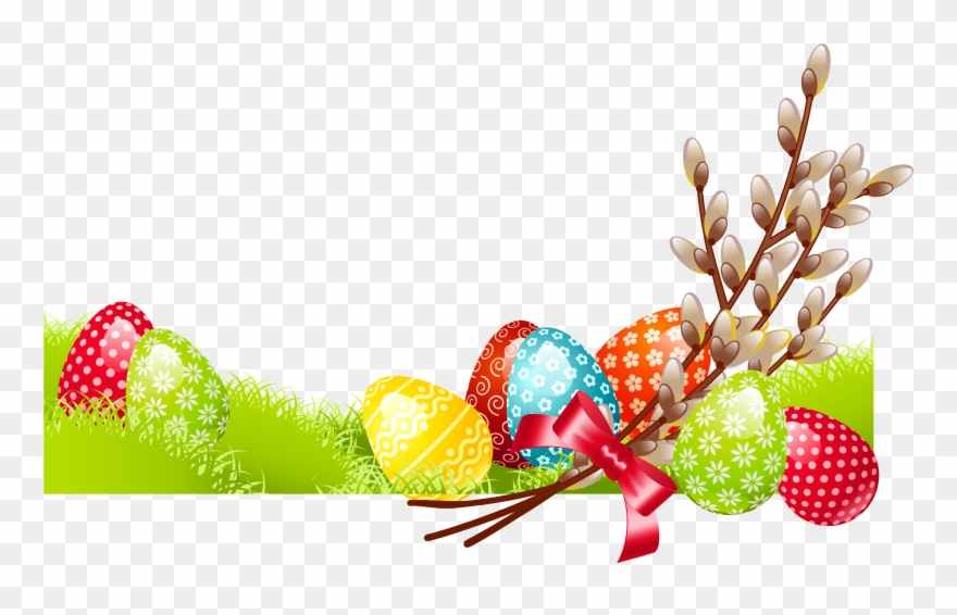 Clipart Easter Family - Tree With Egg For Easter Png Transparent Png