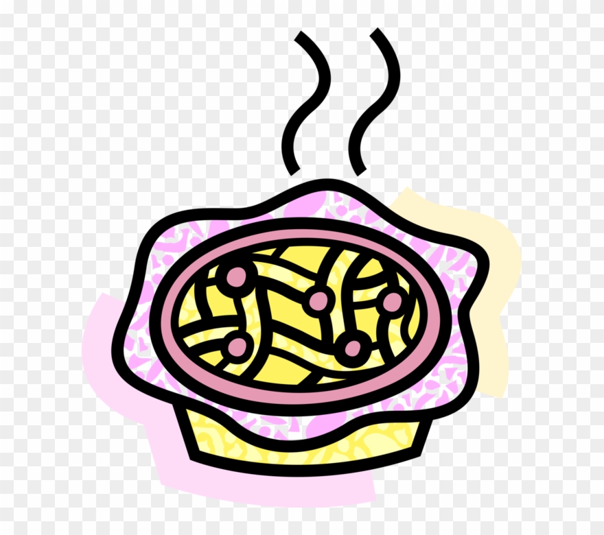 Vector Illustration Of Italian Cuisine Spaghetti Flour Clipart