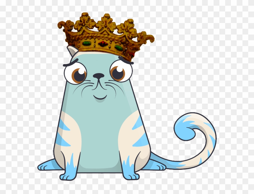 Cryptokitty Triste Con Corona - Cryptokitties Clipart