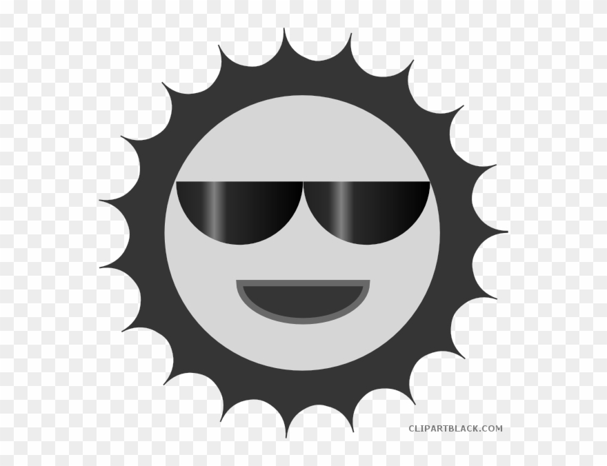 Smiling Sun With Sunglasses Clipart - Good Afternoon Icon - Png Download