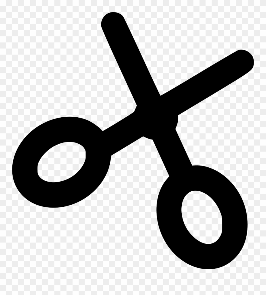 Scissors Comments - Circle Clipart