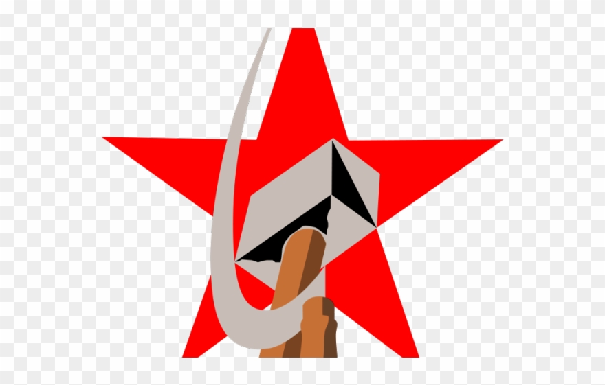 Hammer Clipart Red Hammer - Hammer And Sickle Png Transparent Png