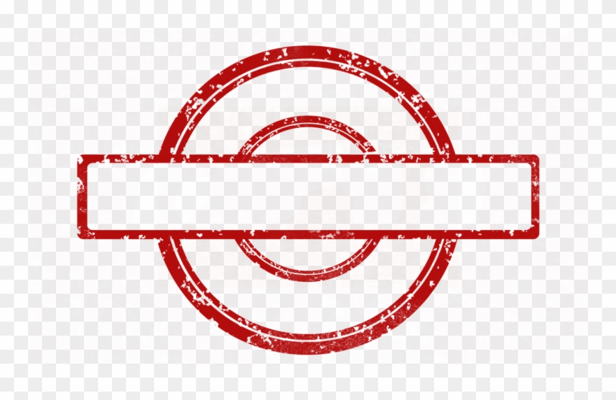 Blank Rubber Stamp - Circle Rubber Stamp Png Clipart