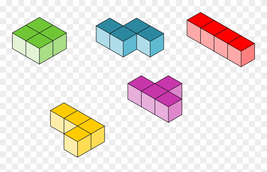 Tetris Blocks 3d Clipart