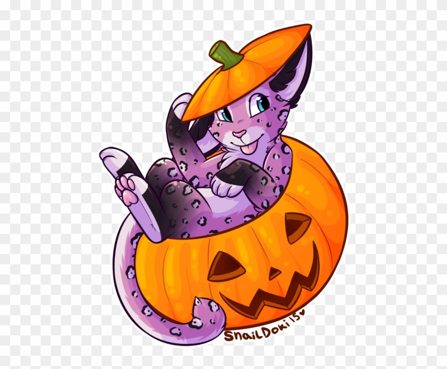 Eva The Pink Snow Pumpkin Clipart