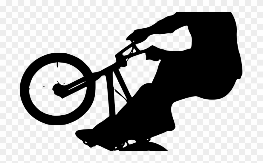 Bmx Skills Program - Bmx Bike Silhouette Png Clipart