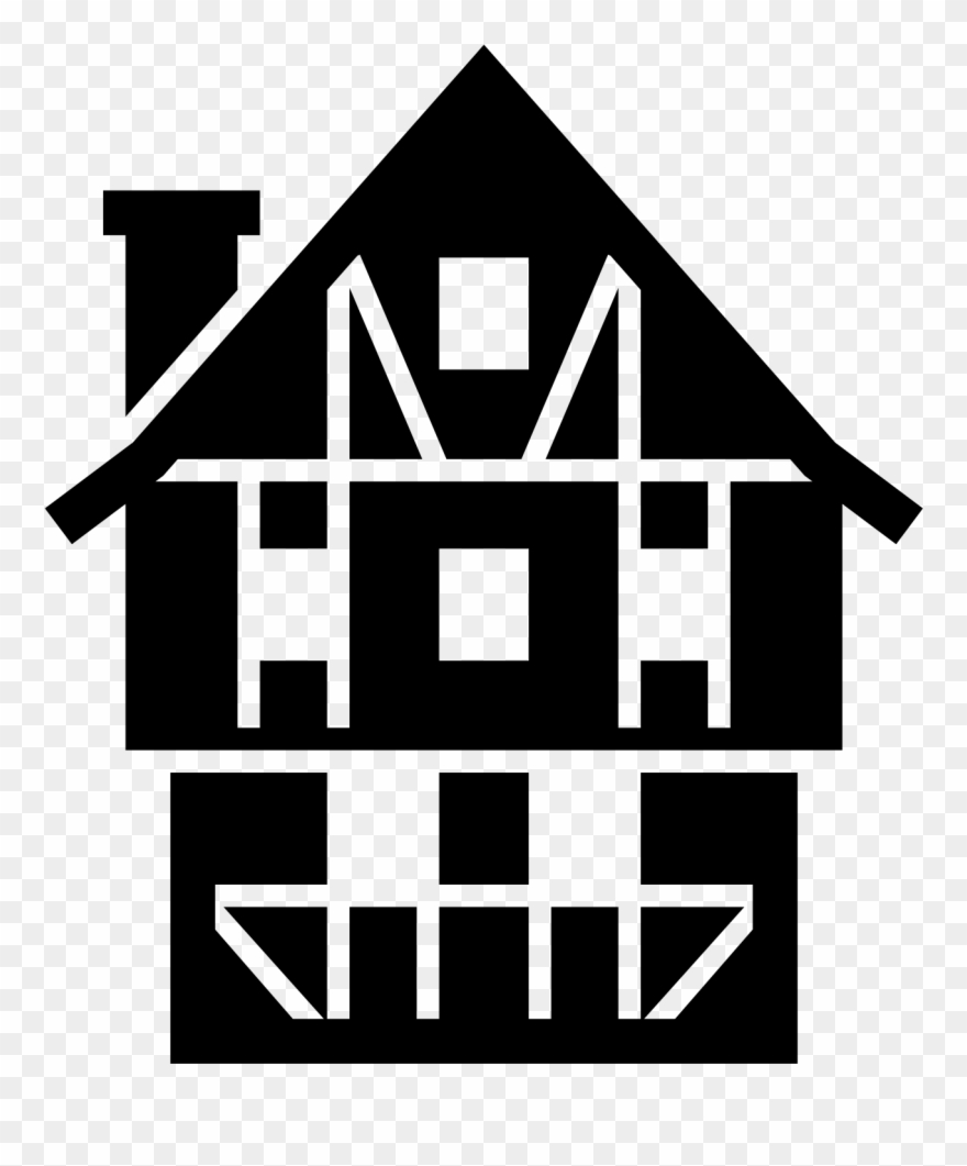 German House Filled Icon - Icon Clipart