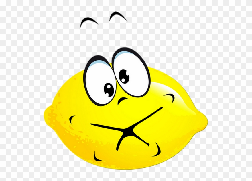 Citron - Émoticône - Lemon Cartoon - Limone - Clipart - Citron Smiley - Png Download