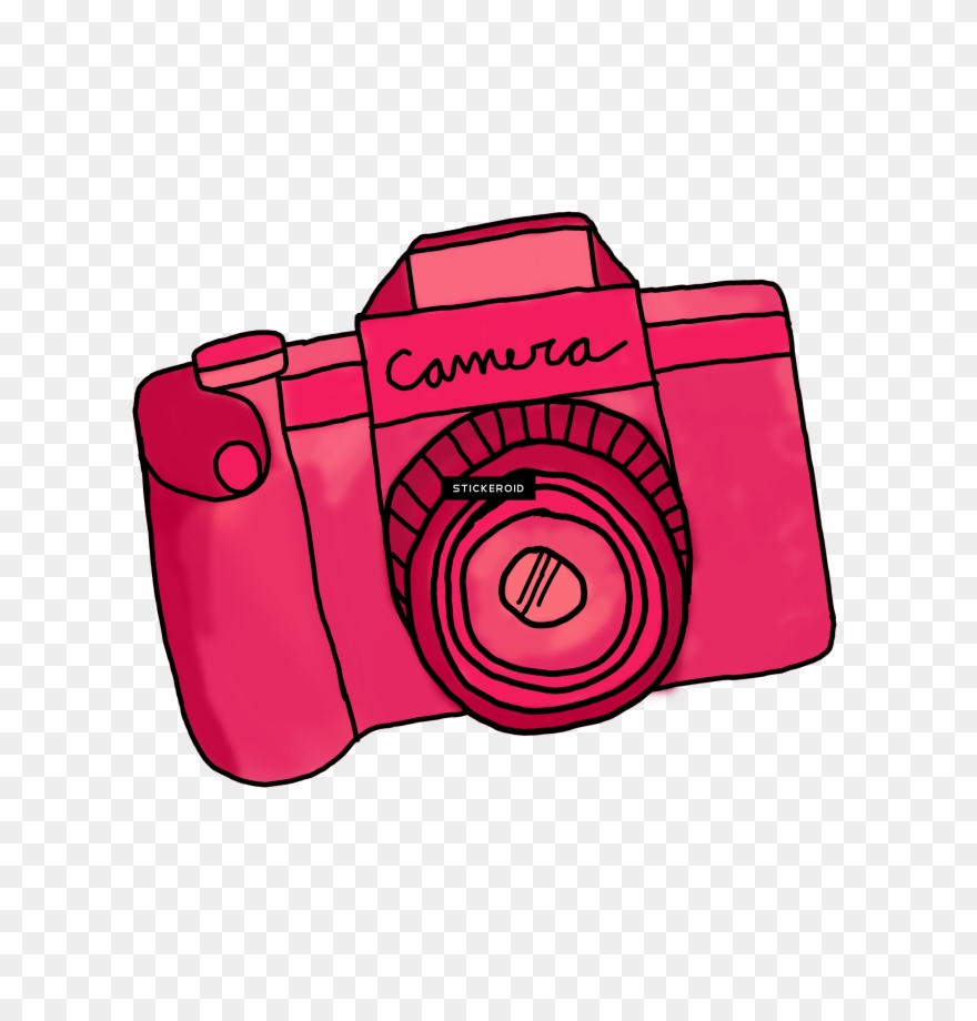Canon Camera Cartoon - Transparent Camera Cute Png Clipart