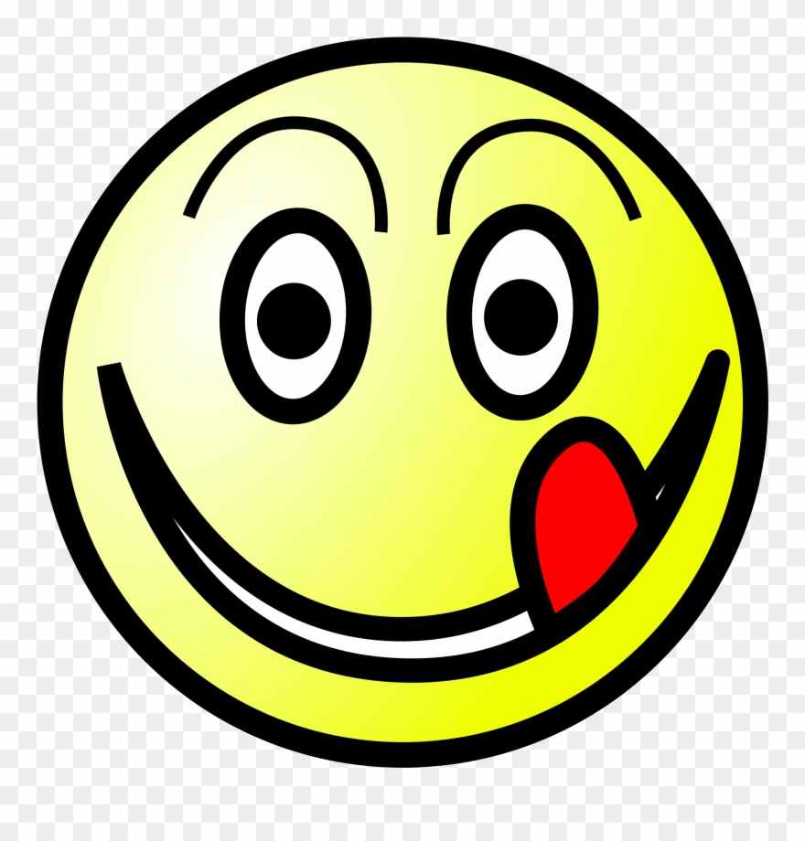 Smiley Face Tongue 28, Buy Clip Art - Png Download