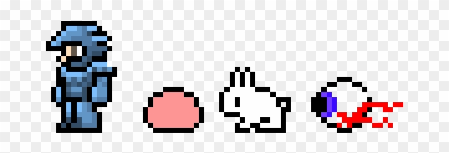 D - Terraria Bunny Clipart