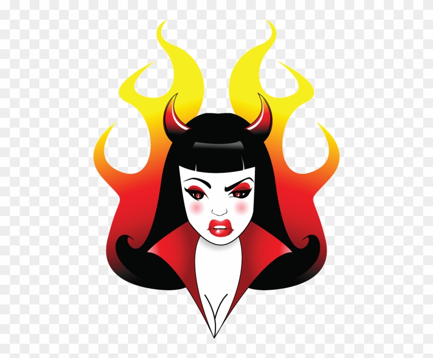 Ip Devil Girl - Illustration Clipart