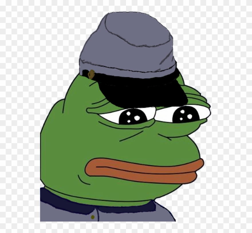 Feels Bad Man / Sad Frog - Neo Nazi Pepe Transparent Clipart