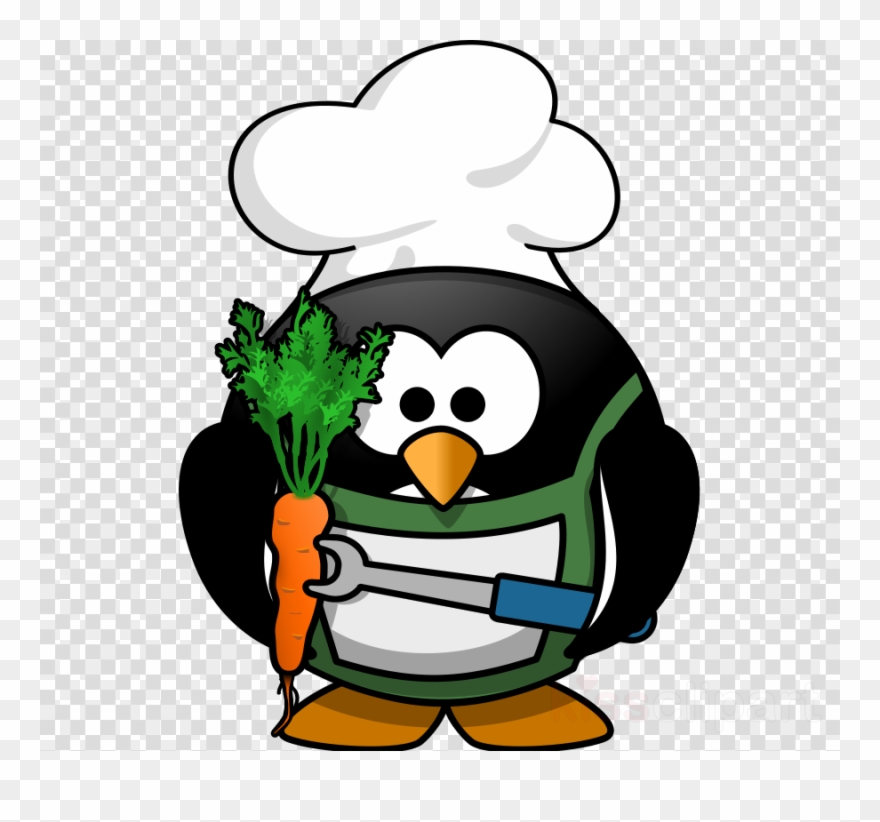 Rectangle Magnet Little Round Penguin Bbq Grill King - Custom Chef Penguin Pillow Case Clipart