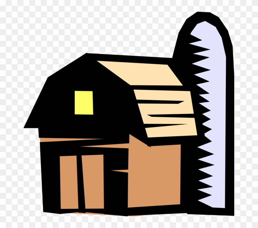 Vector Illustration Of Farming And Agriculture Farm - Court Clipart