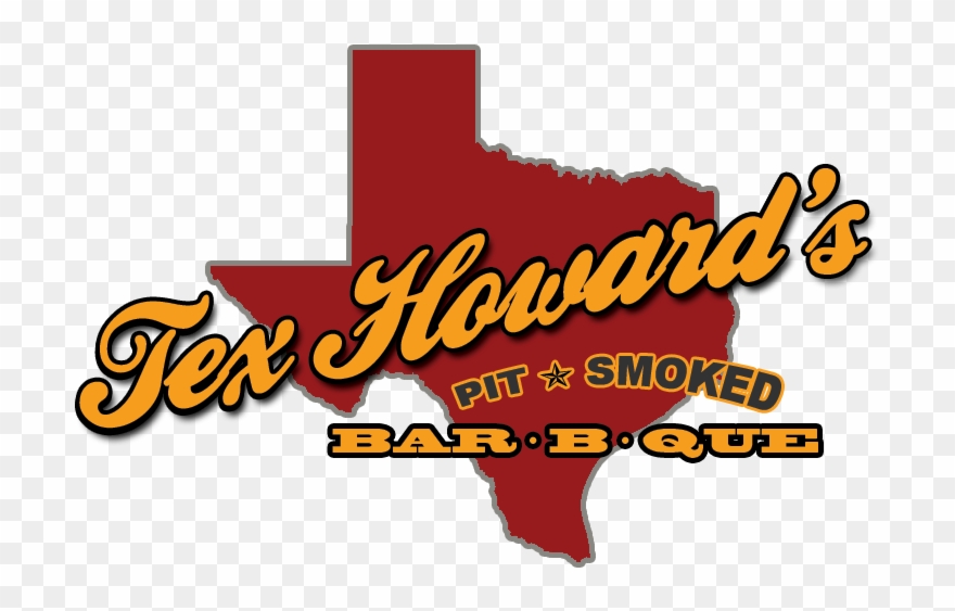 Tex Howard's Pit Smoked Bar B Que Logo - Tex Howard Bbq Clipart