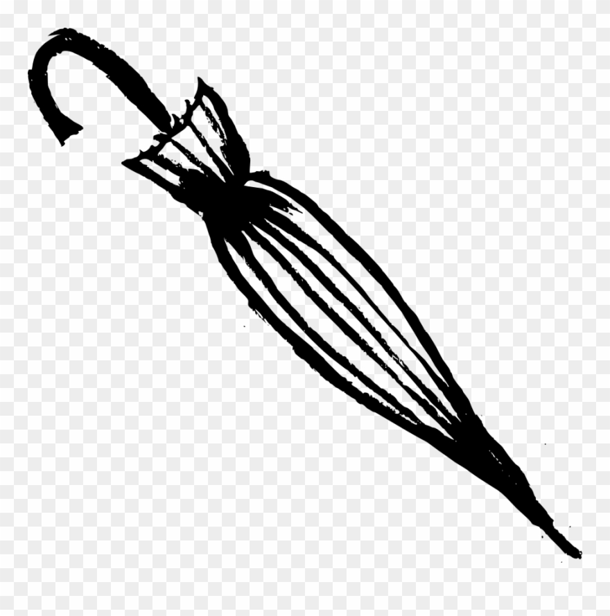 Free Download - Closed Umbrella Drawing Clipart