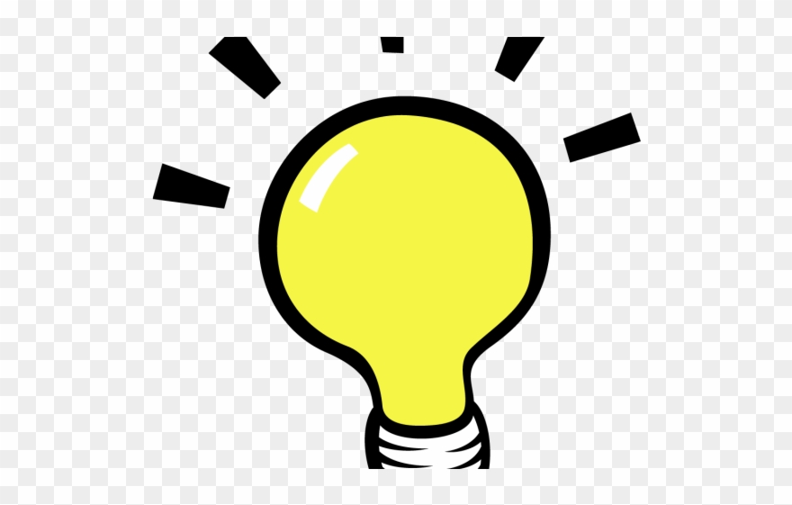 Thinking Brain Cliparts - Light Bulb Clipart Png Transparent Png