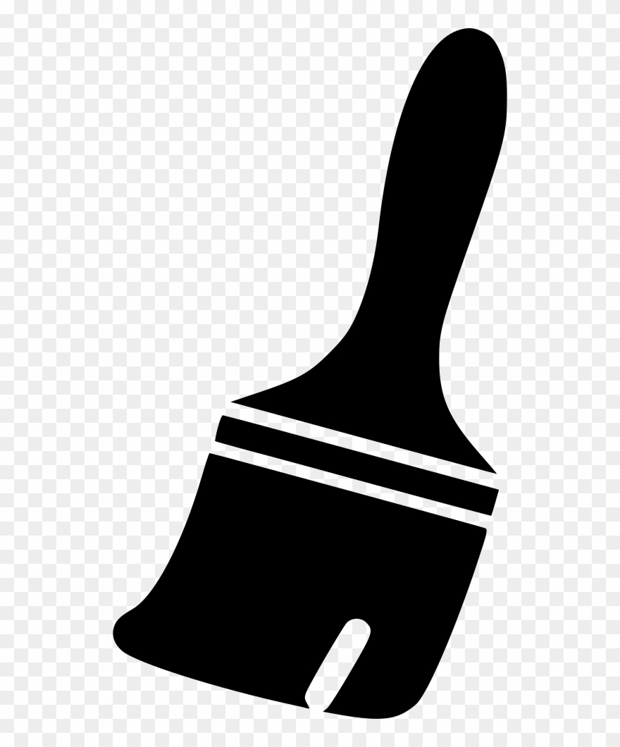 Large Paint Brush Comments - Paintbrush Clipart